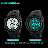 Men's Digital Watches Multifunction Military Men Sports Wristwatch Sweatproof Luminous  Man Student Electronic Watch