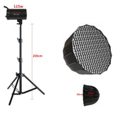 SH 115/135W LED COB Video Light Photography Lamp With Tripod Softbox Remote Control Video Light For Skit Video Photography