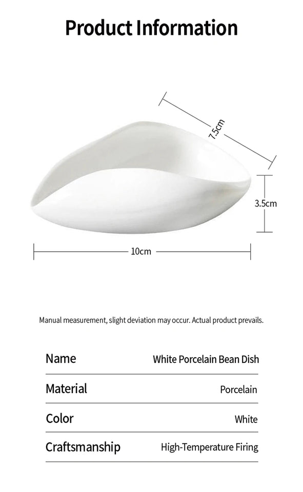 Ceramic Coffee Bean Dosing Cup, 35-40g Single Dose Measuring Tray for Coffee Bean and Tea, Chic Home Barista Tool Accessories