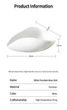 Ceramic Coffee Bean Dosing Cup, 35-40g Single Dose Measuring Tray for Coffee Bean and Tea, Chic Home Barista Tool Accessories