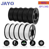 JAYO pla plus petg High speed matte PETG APLA 10Rolls  filament 175mm no bubbles smooth multiple colors optional for 3D printing