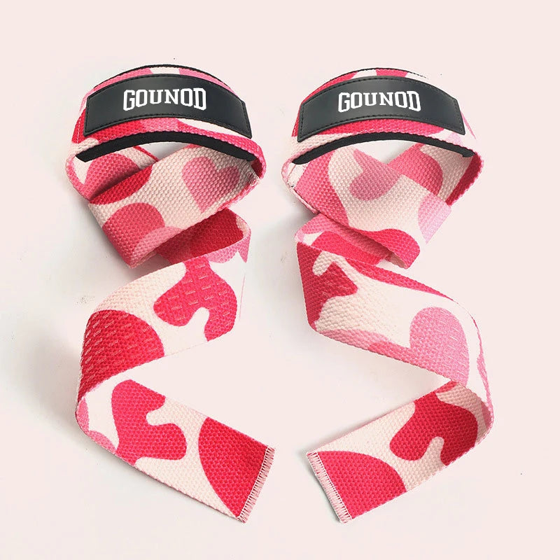 GOUNOD Weightlifting Wrist Straps Strength Training Adjustable Non-slip Gym Fitness Lifting Strap Wrist Support Grip Band