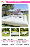 Commercial Grade Inflatable Bumper Car Track Kids Race Track Arena with Blower Durable PVC Go Kart Track for Party Rental Events