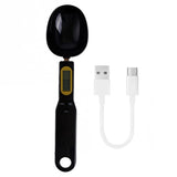 USB Recharge Kitchen Scale 500g/0.1g LCD Digital Measuring Food Flour Spoon Scale Mini Kitchen Tool for Milk Coffee