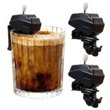 Coffee Drink Mixer Unique Boat Motor Coffee Stirrer with Stainless Steel Clip Propeller for Thorough Mixing Fun for Coffee