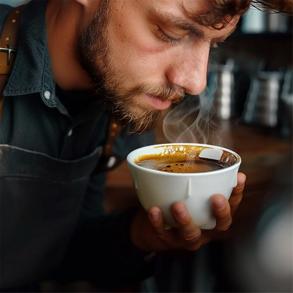 Coffee Cupping Bowls 200 Ml Coffee Cup Stackable for Coffee Enthusiasts Coffee Shop Office Reduce Heat Loss
