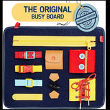 Busy Board Montessori Toys for Toddlers Sensory Toy Preschool Learning Educational Travel Activities For Boys Fine Motor Skills
