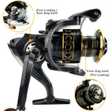Spinning Fishing Reel 2000-7000 All Metal Spool 8-10KG Power Hard Gear Light & Tough Body Smooth Long Casting Coil