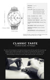 New Business Men's Wristwatch Clock Fashion Casual Leather Sport Man Watch Top Brand Luxury Quartz Watches for Men montre homme