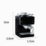 Funny DIY Gift 1:12 Miniature Dollhouse Coffee Maker Plastic Funny Coffee Machine Model Kitchen Electrical Appliances Girls
