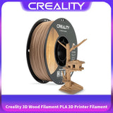 Creality 3D Wood Filament PLA 3D Printer Filament 1.75 mm Smooth Silk Texture Toughness 1kg(2.2lbs)/ for All FDM Printers (Wood)