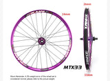 TANKE MTB Wheelset 26 inch Disc Brake MTB single-speed DJ AM Enduro DH Wheelset Hub MTX33/39 aluminum alloy Mountain wheel set
