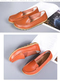 Women Flats Ballet Shoes Woman Cut Out Leather Breathable Moccasins Women Boat Shoes Ballerina Ladies Casual Shoes