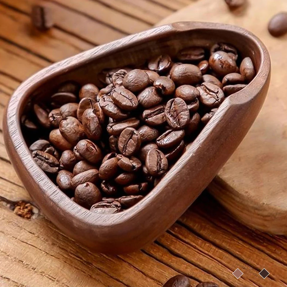 Wooden Coffee Bean Dosing Cup Spray Bottle Anti-Static Coffee Bean Spray Measuring Tray Tea Leaves Barista Set for Coffee Lovers