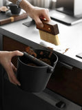 Coffee Knock Box Espresso Grounds ContainerDump Bin Bucket Anti Slip Powder BeveledResidue Barista Accessories Maker Tools