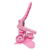 Heart-Shaped Button Maker Machine, DIY Pin Button Maker Press Machine Kit (Pink) Great gift