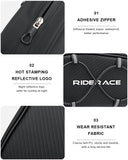 RIDERACE Bicycle Top Tube Bag Portable PU Rainproof Waterproof MTB Gravel Bike Handlebar Front Bag Road Cycling Accessories