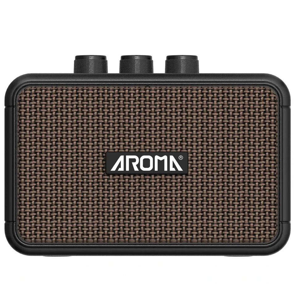 Aroma AG-04 Guitar Amp, Rechargeable Wireless Mini Electric Guitar Amplifier,Portable Amp with Clean and Overdrive Effects