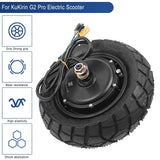 Engine Motor Assembly 48V 600W For Kugoo Kirin Kukirin G2 Pro 2024 Electric Scooter Rear Motor With Aoxin 9×3.0-5.5 Vacuum Tire