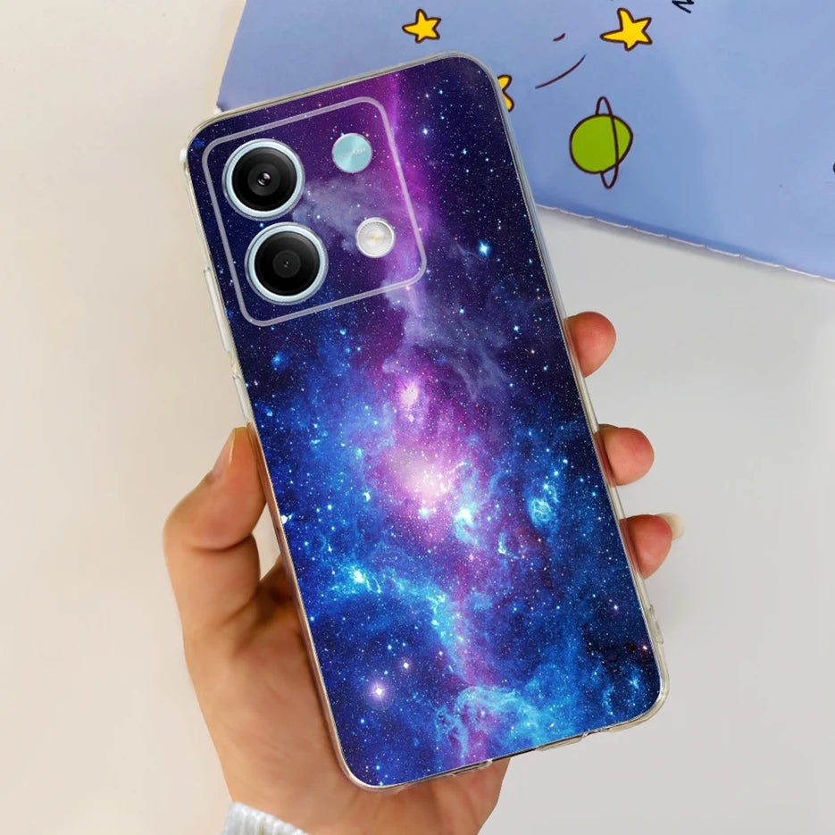 For Xiaomi Redmi Note 13 4G Case Cute Cat Butterfly Cover Soft Silicone Phone Case For Redmi Note 13 Pro Plus Note13 Full Bumper