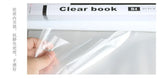 B4 Plastic Budget Binder File Folders Documents Booklet Leaflet 40/60 Pages Office Student Supplies Desk Organizer