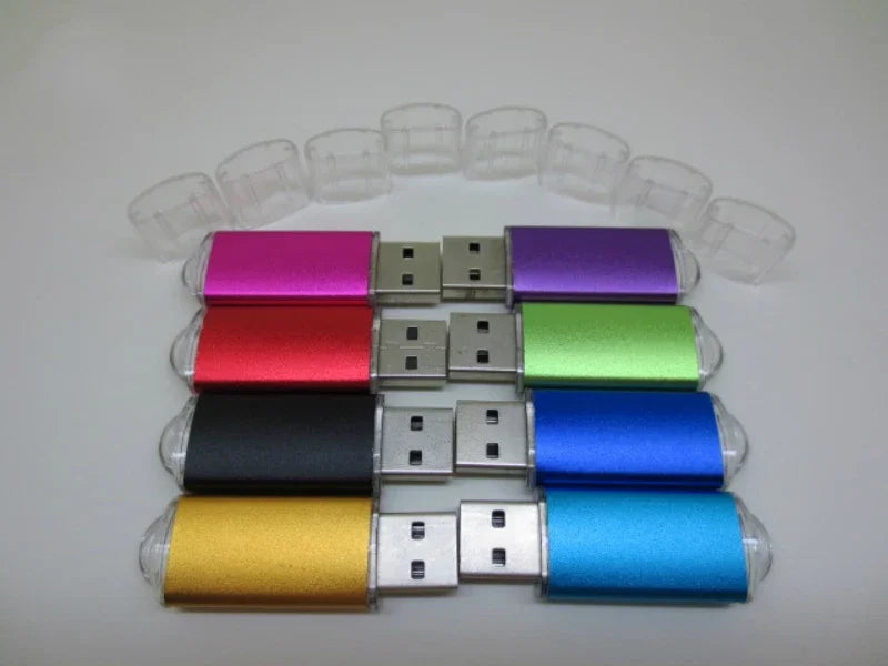 Wholesale High Speed Custom Metal Mini Pendrive 128MB 256MB 1GB 2GB 4GB 8GB 16GB USB Stick 2.0 flash drive 32GB For Photographer