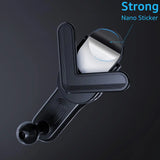 Mobile Phone Holder Base for Car Display Screen Universal 17mm Ball Head GPS Bracket Sticker Base for Tesla Model 3/Y/S/X
