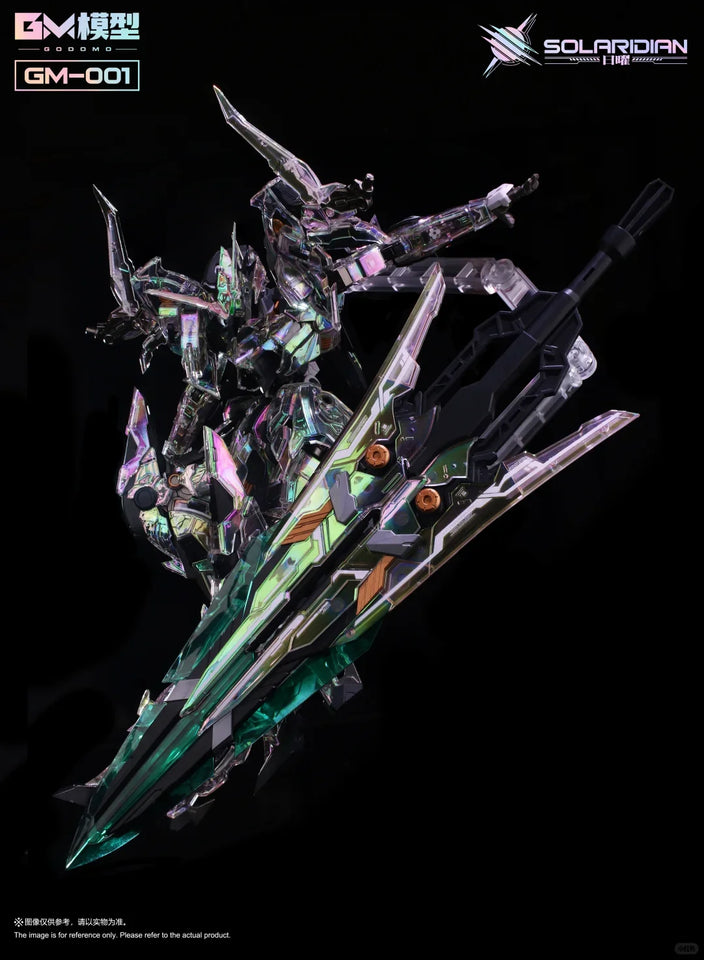 In Stock GM GODOMO SOLARIDIAN WF Holographic image Color transparency Ver. Assemble Toys GM-GODOMO 1/72 SCALE PLASTIC MODEL