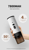 Portable Wireless Charging Coffee Machine 15BAR Multi-function 3 in 1 Fully Automatic Heating Overflow Capsule Coffee Machine