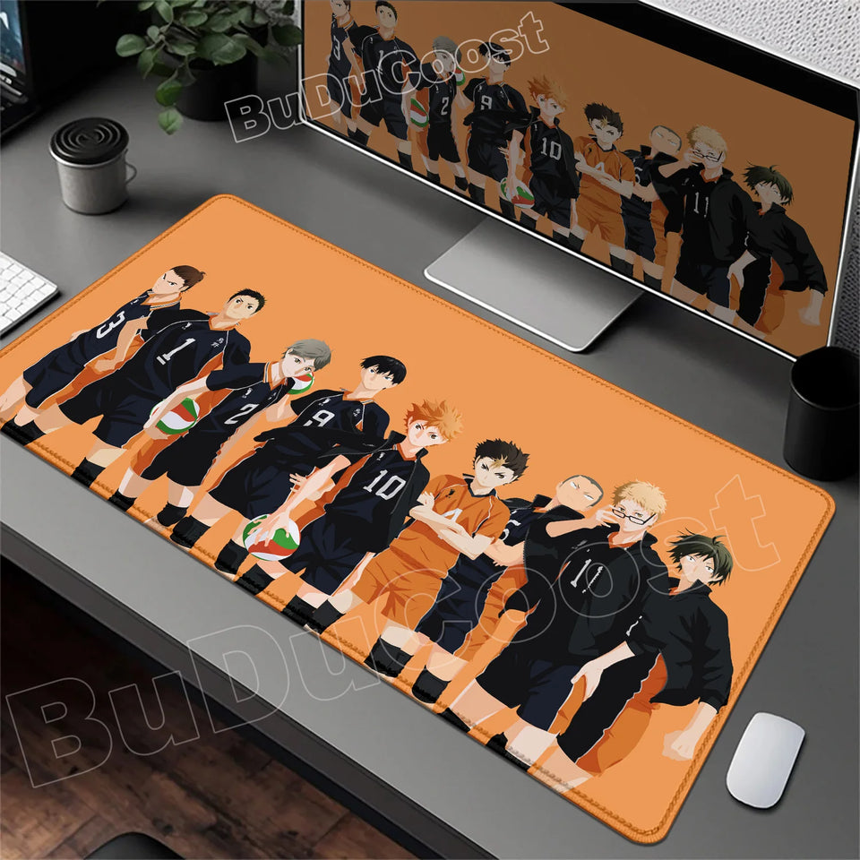 2026 New Arrival Cool Mouse Mat Anime Haikyuu Mause Pad Anime Gaming Large Cabinet Kawaii Mousepad Xxl Desk Cute Pc Carpet Mats