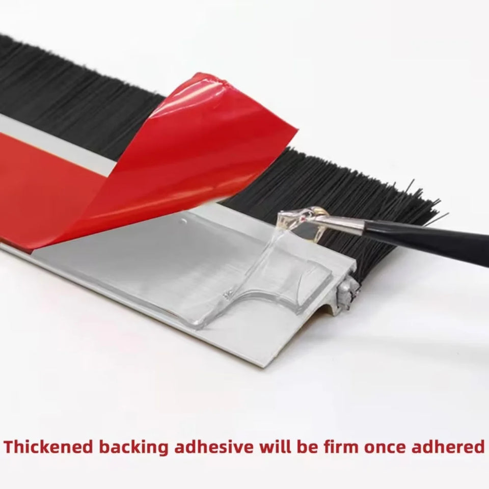 Door Sealing Strip Self-adhesive Door Bottom Gap Filling Sealing Strips Insect Proof Brush Strip Windproof Soundproof Door Tape