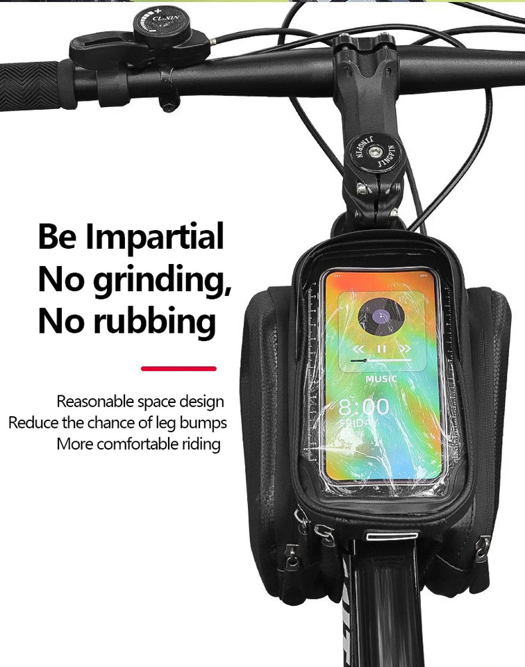 Bicycle Bag Touch Screen Phone Case Holder Large Capacity Top Frame Tube Bag MTB Road Bike Bag Phone Case Cycling Accessories