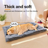2025 New Extra Large Plush Dog Bed Sofa Thickened Super Soft Polyester Pet Mat Dog Crate Mat Bed For Small Medium Large Dog Bed