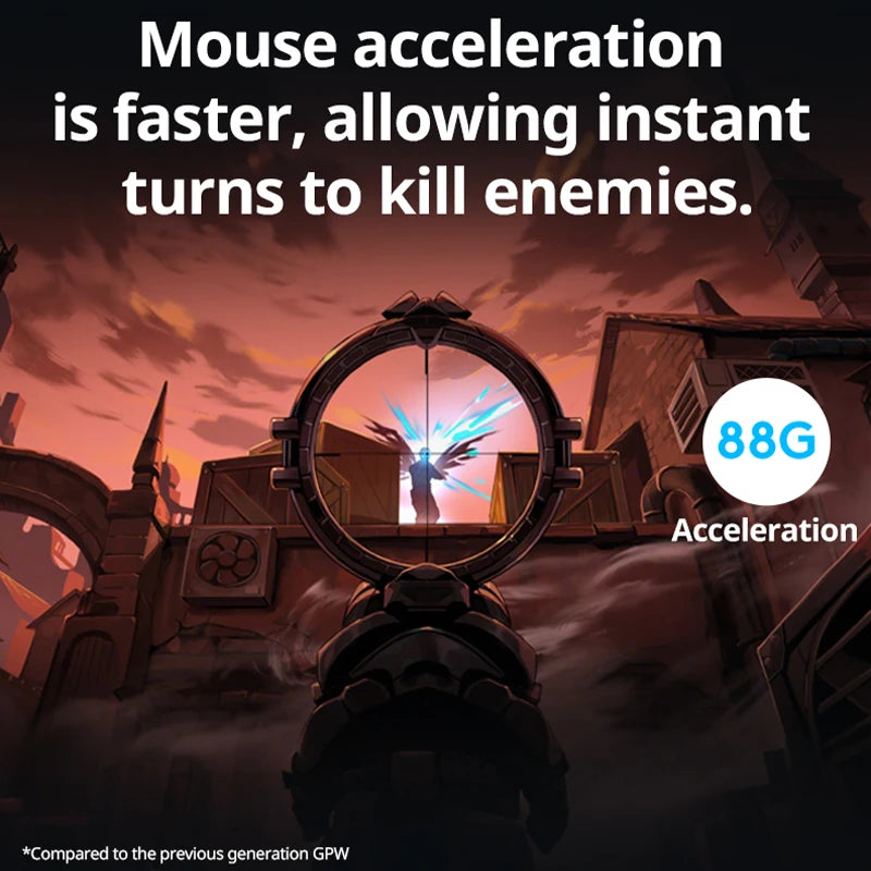 Logitech G PRO X SUPERLIGHT 2c wireless gaming mouse, 51g, HERO 2 sensor supports up to 44000DPI and 888IPS, 8KHz