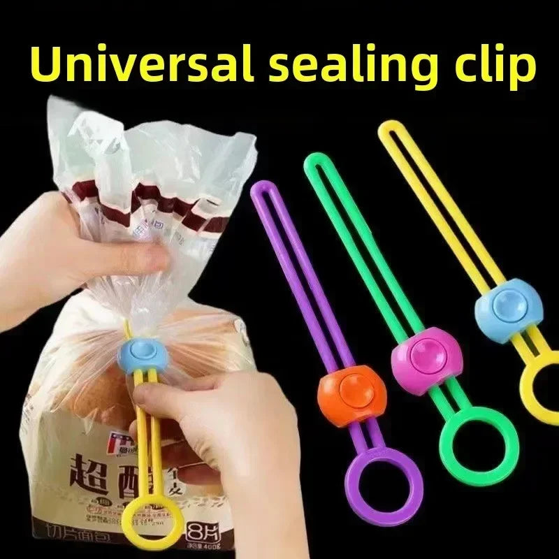 1/10pcs Portable Multifunctional Bag Storage Sealing Clips Snack Grain Preservation Snack Sealing Clips for Home Kitchen Office