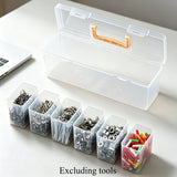 Tool Box Organizer, Hardware Organizer Box  - Durable Screw Organizer For Nuts, Bolts, Screws, Nails, and Small Hardware.
