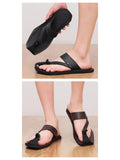 Summer New Minimalist Style Sandals With Exposed Toes Comfortable And Breathable Personalized And Fashionable Original Design
