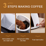 Household small office tea brewing machine Portable Coffee Maker Automatic drip coffee machine