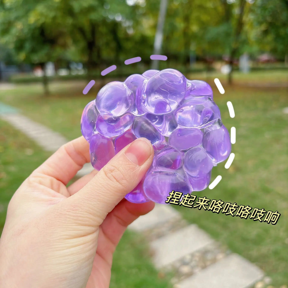 Squishy Balls Ice Beads Stress Relief Toy Super Soft Mochi Fidget Toy with Slow Rebound Texture for Adult Anxiety Relaxation