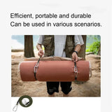 Outdoor Heavy Duty Bungee Cord Elastic Tie Strap String Carabiner Hooks Kayak Cycling Luggage Packing Ropes Camping Accessories