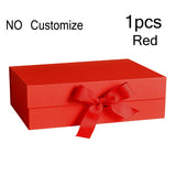 Cardboard Package Box Pink Black Carton Large Gift Box Personalized Logo Corrugated Box For Packaging Party Box With Ribbon