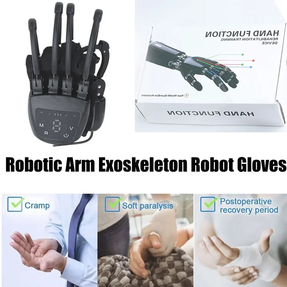 Robotic Arm Exoskeleton Rehabilitation Gloves Electric Motor Drive Safe Efficient Multiple Intelligent Training Modes