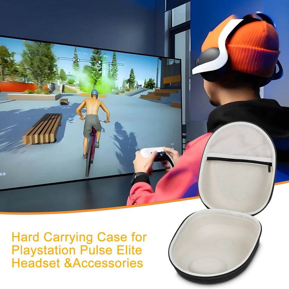 EVA Hard Storage Bag Carrying Case for Playstation PS PULSE Elite Wireless Headset Travel Box for PS PULSE Elite Accessories
