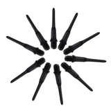100PCS Durable Soft Tip Points Needle Replacement Set For Electronic Dart Black Wear-resistant Durable Soft Plastic Black Tips