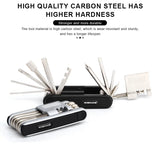 13 In 1 Bicycle Multi Tools Chain Splitter Cutter Hex Spoke Wrench Screwdriver Tyre Lever Tool Kit Portable Bike Repair Tools