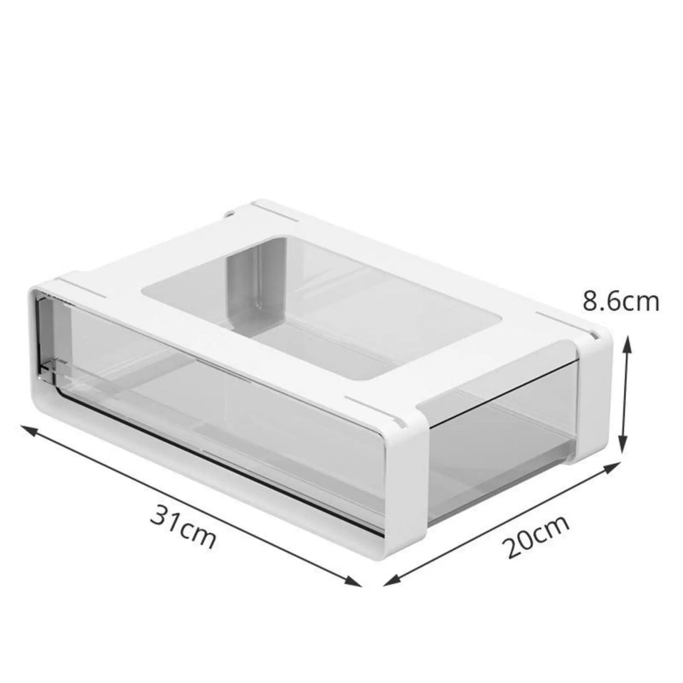 Under Desk Hidden Drawer Storage Slide Drawer Office Organizer Stationery Under Desk Organizer Dormitory Sundry Storage Drawer