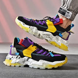 Customizable New Fashion Retro Sneakers Men Mesh Running Shoes for Mens Comfortable Chunky Dad Shoes Breathable Sports Shoes