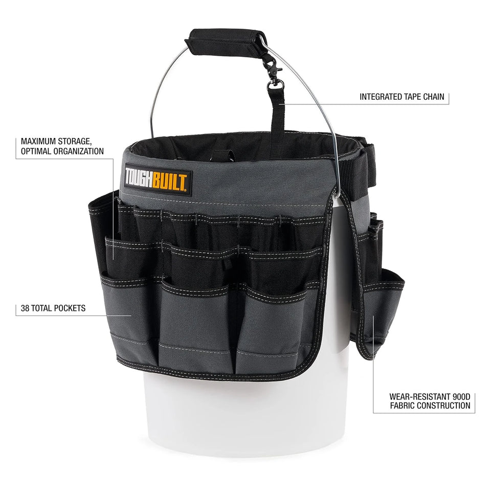 TOUGHBUILT TB-85 Bucket Organizer Multi-functional Bucket Bag Tool Accessories