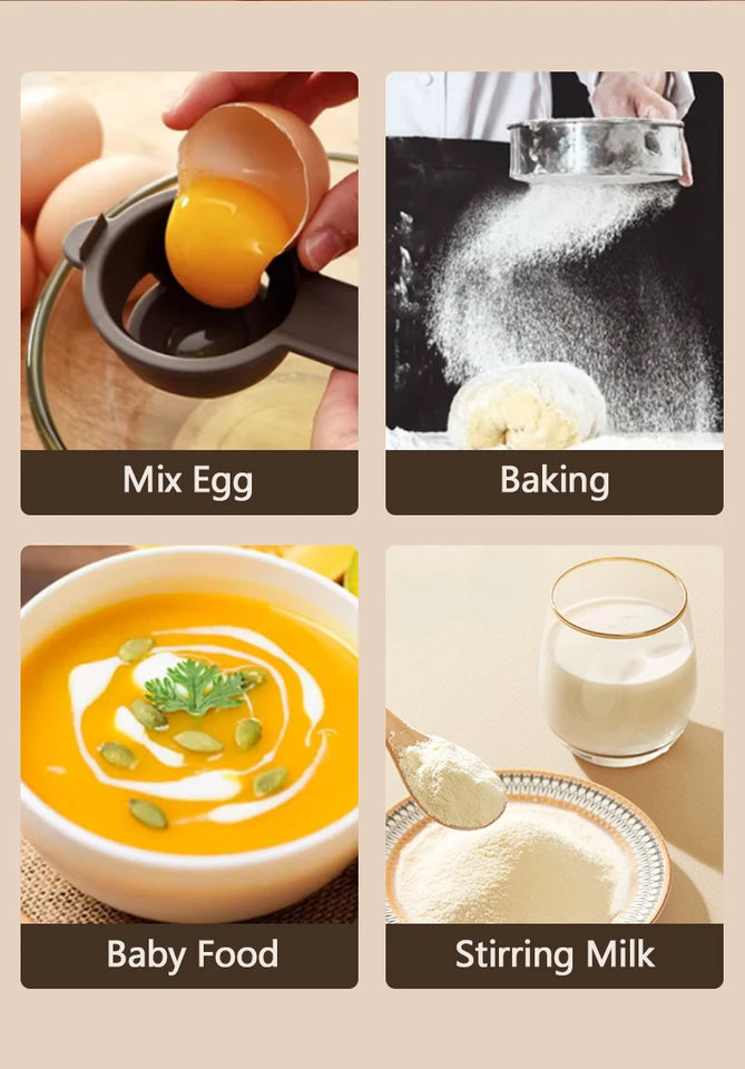 ONEKA Milk Frother Handheld Foam Maker For Lattes Whisk Coffee Cappuccino Frappe Matcha Hot Chocolate Egg Beater Drink Mixer