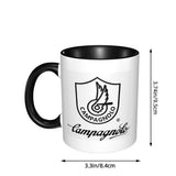 Campagnolo Vintage Italian Cycling Tour Mug Funny Ceramic Coffee Cups Tea Mugs Milk Cup Drinkware Gifts for Friends